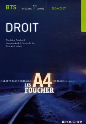 Couverture du produit · Droit: Ed 2006-2007