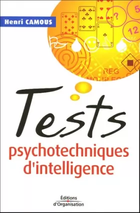 Couverture du produit · Tests psychotechniques d'intelligence