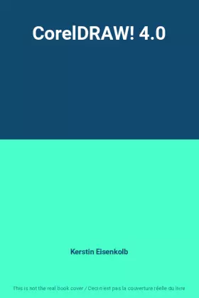 Couverture du produit · CorelDRAW! 4.0