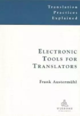 Couverture du produit · Electronic Tools for Translators