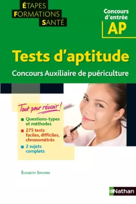 Couverture du produit · TESTS APTIT AUXIL PUERICULT