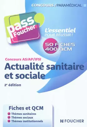 Couverture du produit · Concours AS - AP - IFSI Actualité sanitaire et sociale 2e édition