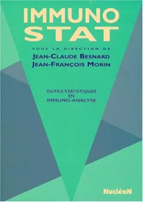 Couverture du produit · IMMUNO-STAT. OUTILS STATISTIQUES EN IMMUNO-ANALYSE