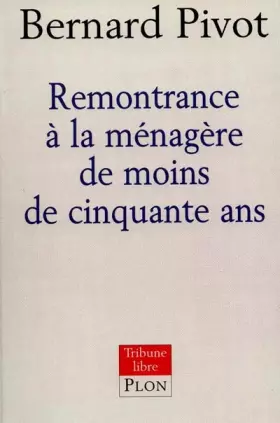Couverture du produit · Remontrance à la ménagère de moins de 50 ans