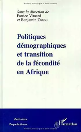 Couverture du produit · Politiques démographiques et transition de la fécondité en Afrique