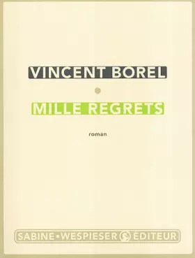 Couverture du produit · Mille regrets