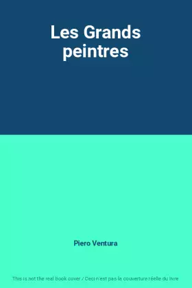 Couverture du produit · Les Grands peintres