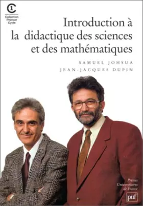 Couverture du produit · Introduction à la didactique des sciences et des mathématiques