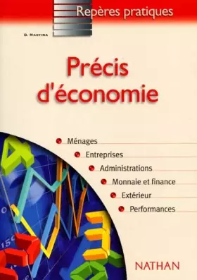 Couverture du produit · Précis d'économie