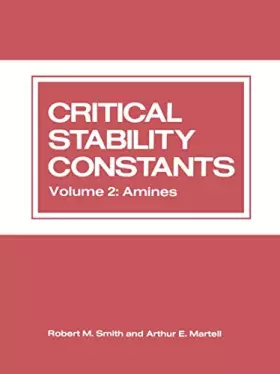 Couverture du produit · Critical Stability Constants: Amines