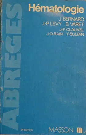 Couverture du produit · Abrégé d'hématologie (Abrégés)