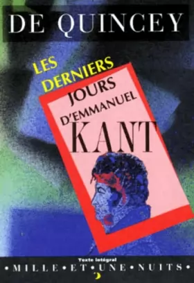 Couverture du produit · Les derniers jours d'Emmanuel Kant