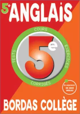 Couverture du produit · B.COLL. ANGLAIS 5E NP (Ancienne Edition)
