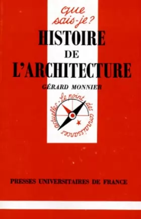 Couverture du produit · Histoire de l'architecture. : 2ème édition