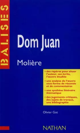 Couverture du produit · Dom Juan : Résumé analytique, commentaire critique, documents complémentaires