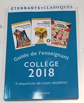 Couverture du produit · guide de l'enseignant ec college 2018