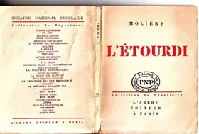 Couverture du produit · L'étourdi. Editions L'arche. Paris. Collection du répertoire. TNP. N° 16. 1955. (Théâtre)