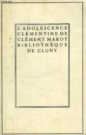 Couverture du produit · L'adolescence Clementine