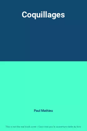 Couverture du produit · Coquillages
