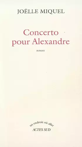 Couverture du produit · Concerto pour Alexandre