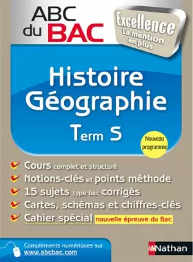 Couverture du produit · ABC du BAC Excellence Histoire - Géographie Term S
