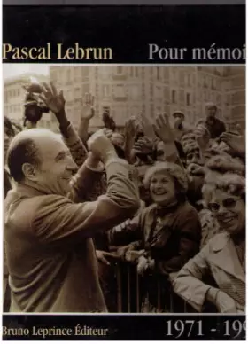 Couverture du produit · Pour mémoire : 1971-1995