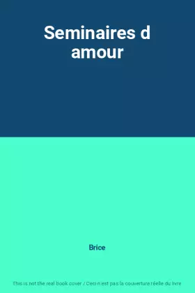 Couverture du produit · Seminaires d amour