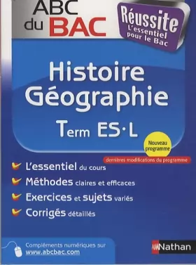 Couverture du produit · ABC du BAC Réussite Histoire - Géographie Term ES.L