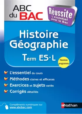 Couverture du produit · ABC du BAC Réussite Histoire - Géographie Term ES.L