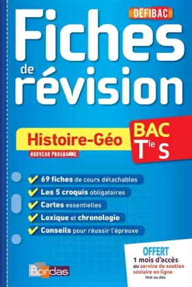 Couverture du produit · DEFIBAC FICHES HIST-GEO TLE S