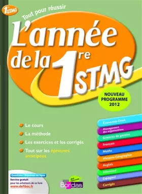 Couverture du produit · L'ANNEE DE LA 1ERE STMG