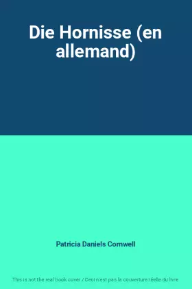 Couverture du produit · Die Hornisse (en allemand)