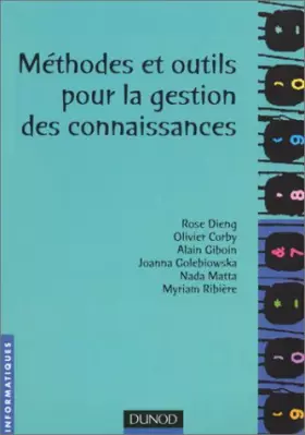 Couverture du produit · Méthodes et outils pour la gestion des connaissances