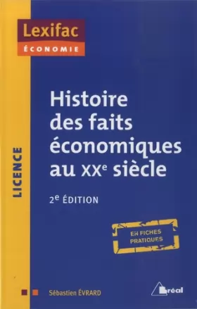 Couverture du produit · Histoire des faits économiques au 20ème siècle: 2eme édition