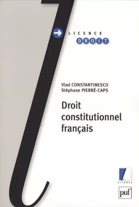 Couverture du produit · Droit constitutionnel français