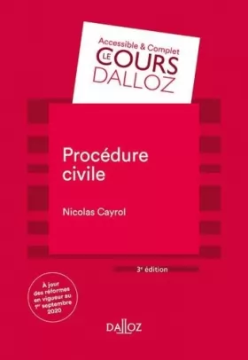 Couverture du produit · Procédure civile - 3e ed.