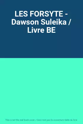 Couverture du produit · LES FORSYTE - Dawson Suleika / Livre BE