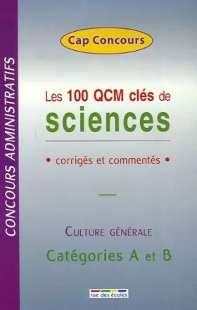 Couverture du produit · QCM sciences