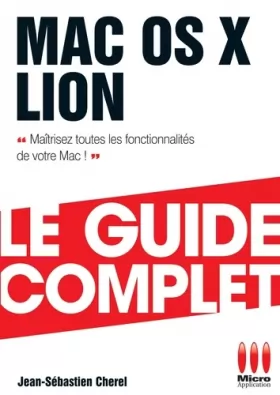 Couverture du produit · GUIDE COMPLET MAC OS X LION