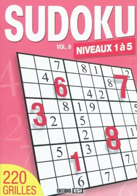 Couverture du produit · Sudoku Niveaux 1 à 5: Volume 8