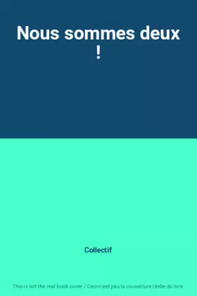 Couverture du produit · Nous sommes deux !
