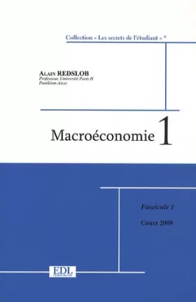 Couverture du produit · Macroéconomie 1 : 2 volumes