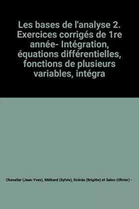 Couverture du produit · Les bases de l'analyse Tome 2 : Les bases de l'analyse