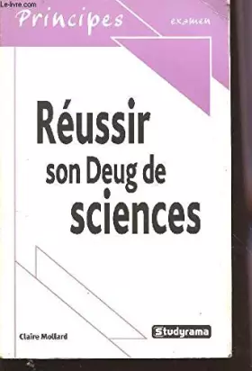 Couverture du produit · Réussir son deug de sciences