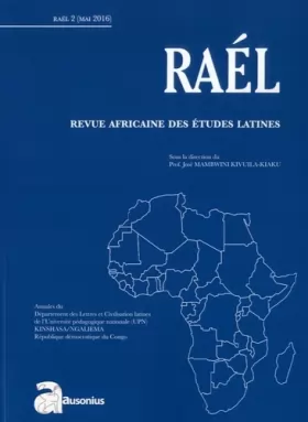 Couverture du produit · Revue africaine : Rael : revue africaine des études latines