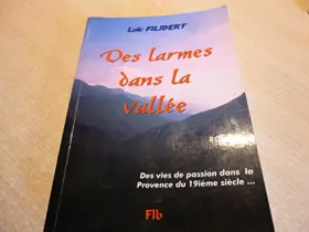Couverture du produit · des larmes dans la vallée
