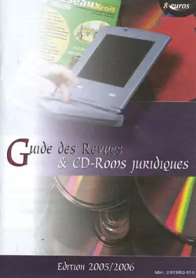 Couverture du produit · Guide des Revues & CD-Roms juridiques