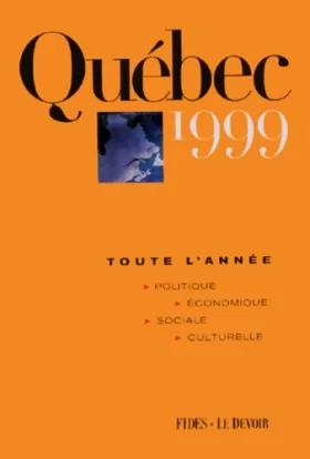Couverture du produit · QUEBEC 1999