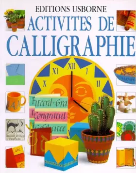 Couverture du produit · Activités de calligraphie