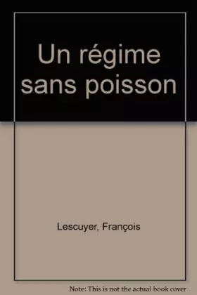 Couverture du produit · Un régime sans poisson
